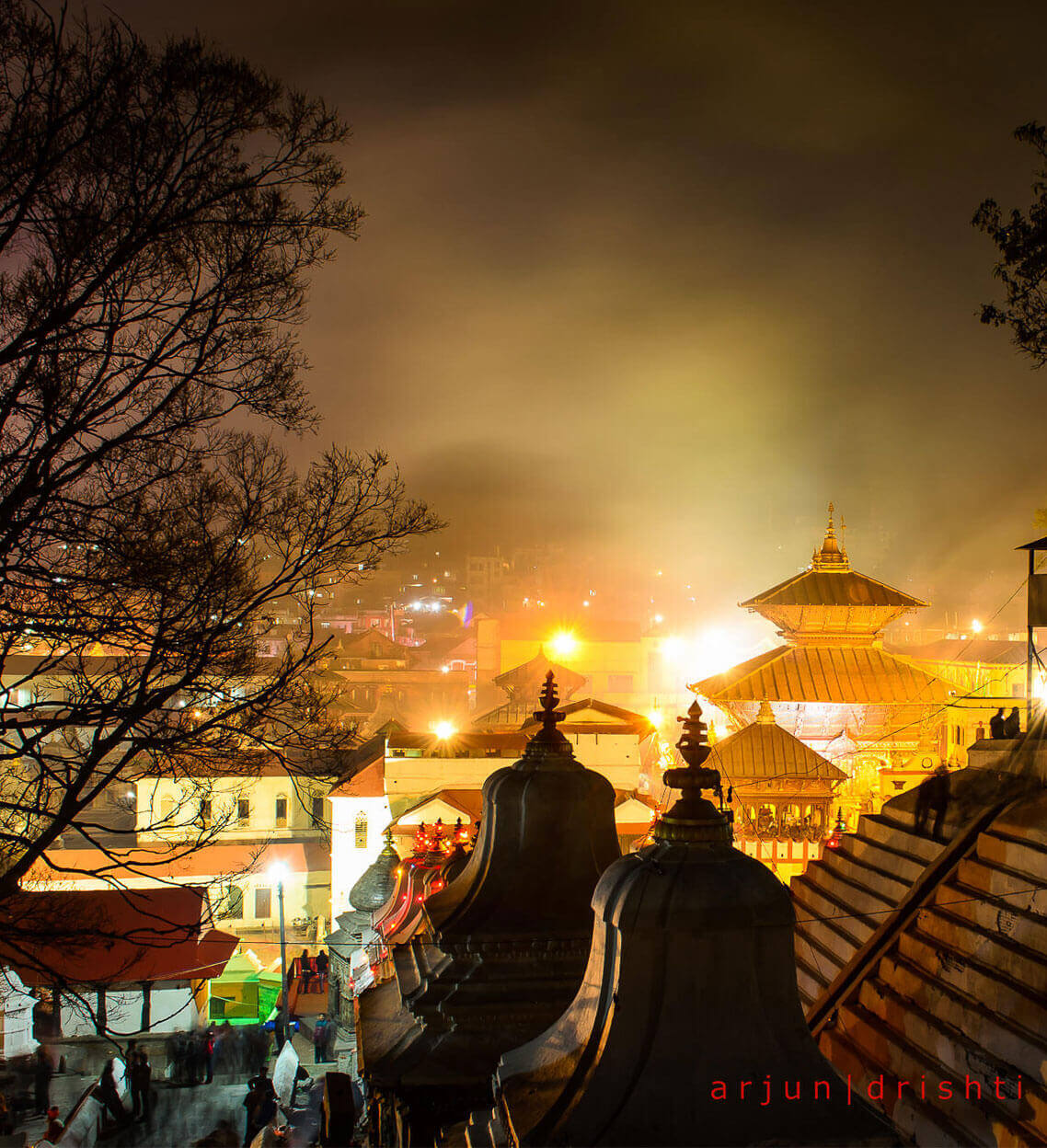 Pashupatinath Night view – day1
